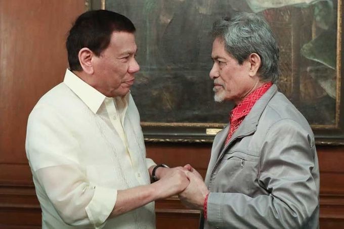 Duterte and Misuari meet at Malacang Palace.