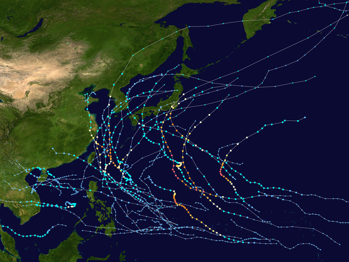 2019 typhoons (so far).